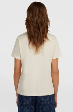 DamesO'Riginals Badge T-shirt| Wit