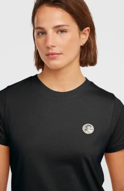 DamesO'Riginals Badge T-shirt| Zwart
