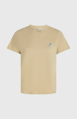 DamesO'Riginals Badge T-shirt| Beige