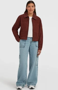 DamesO'Riginals Cord jas| Bruin