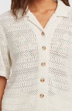 DamesO'Riginals Crochet blouse| Wit
