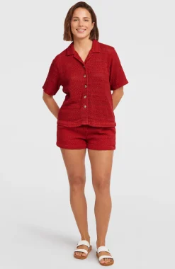 DamesO'Riginals Crochet blouse| Rood