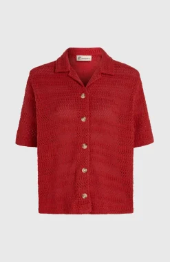 DamesO'Riginals Crochet blouse| Rood