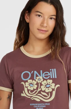 DamesO'Riginals Front-Print T-shirt| Paars