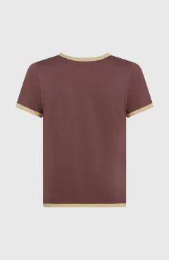 DamesO'Riginals Front-Print T-shirt| Paars