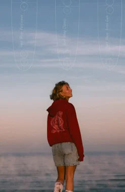 DamesO'Riginals hoodie| Rood