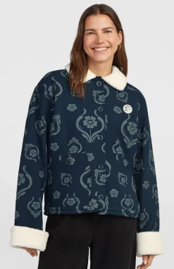 DamesO'Riginals jas met fleecevoering| Blauw