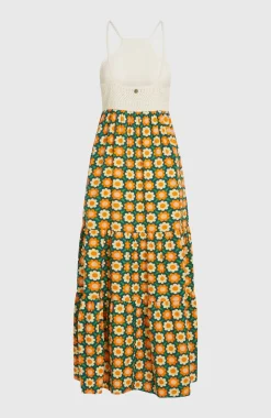 DamesO'Riginals maxi-jurk| Groen