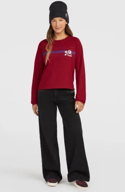 DamesO'Riginals shirt met lange mouwen| Rood