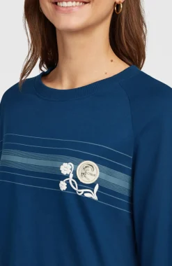 DamesO'Riginals shirt met lange mouwen| Blauw