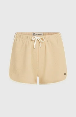 DamesO'Riginals short van gewafelde stof| Beige