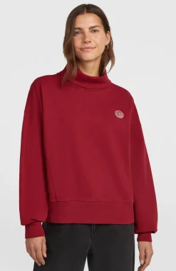 DamesO'Riginals sweater met hoge hals| Rood