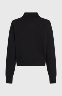 DamesO'Riginals sweater met hoge hals| Zwart