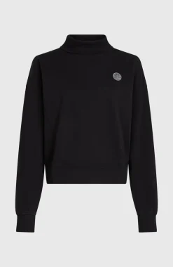 DamesO'Riginals sweater met hoge hals| Zwart