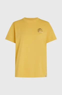 DamesO'Riginals Vintage Graphic T-shirt| Geel