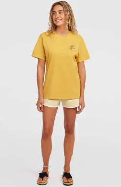 DamesO'Riginals Vintage Graphic T-shirt| Geel