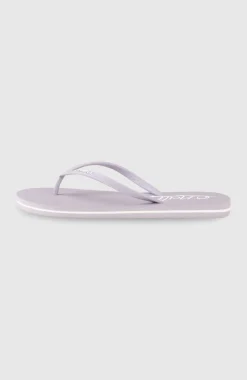 DamesProfile Script Logo Sandals| Paars