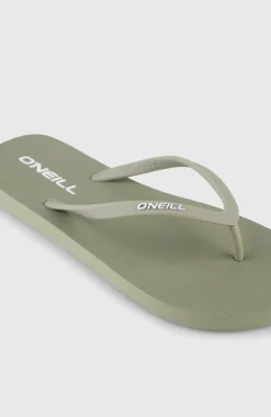 DamesProfile Small Logo slippers| Groen