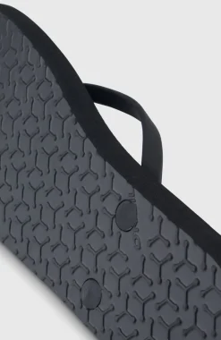 DamesProfile Small Logo slippers| Zwart