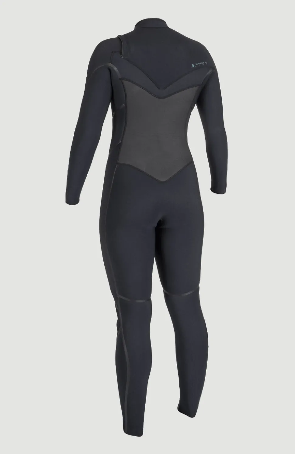 DamesPsycho Tech 5/4mm Chest Zip Full Wetsuit| Zwart