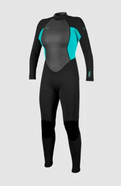 DamesReactor-2 3/2 Back Zip Full Wetsuit| Zwart