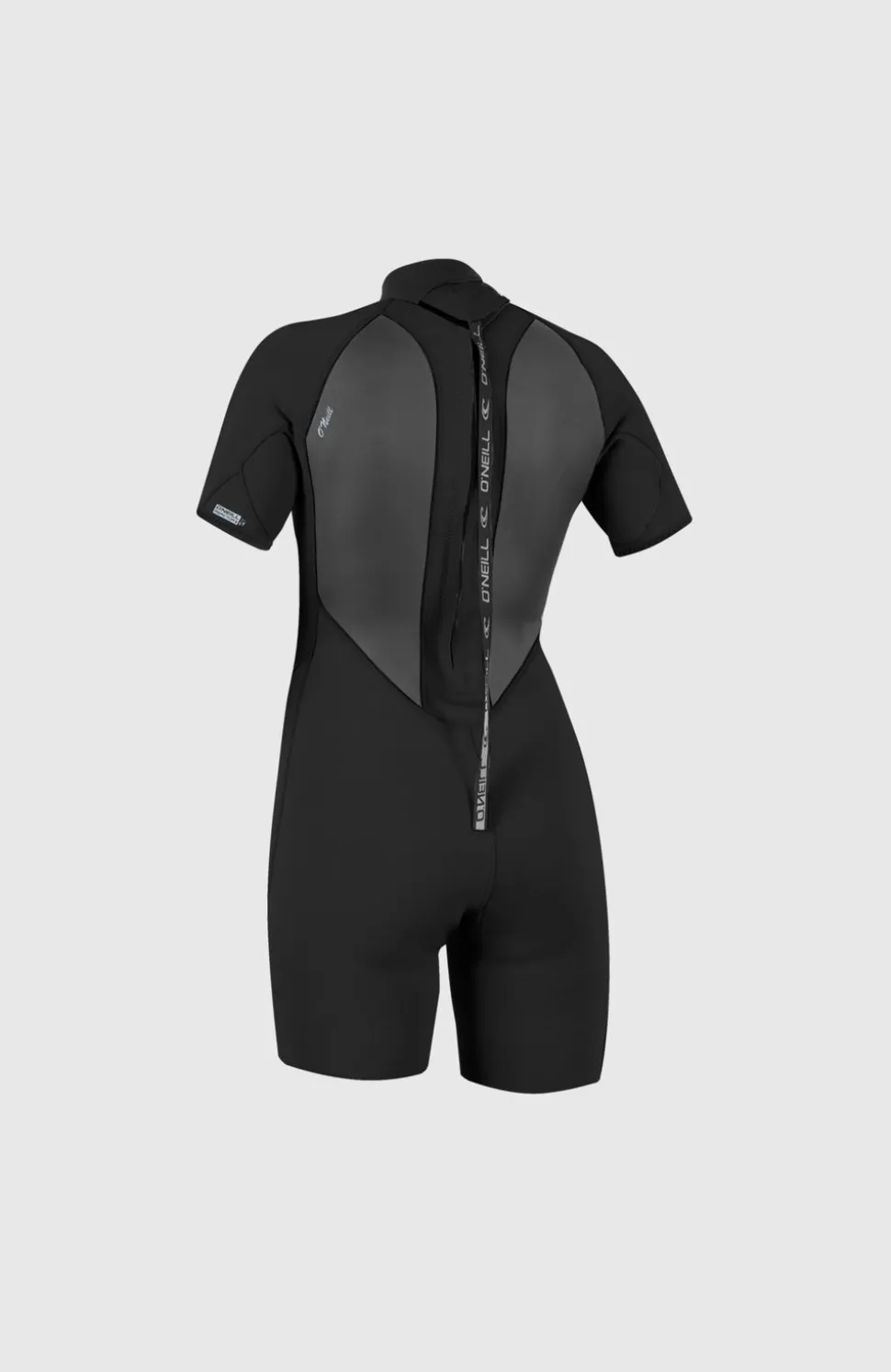 DamesReactor-2 2mm Back Zip Short Sleeve Spring Wetsuit| Zwart