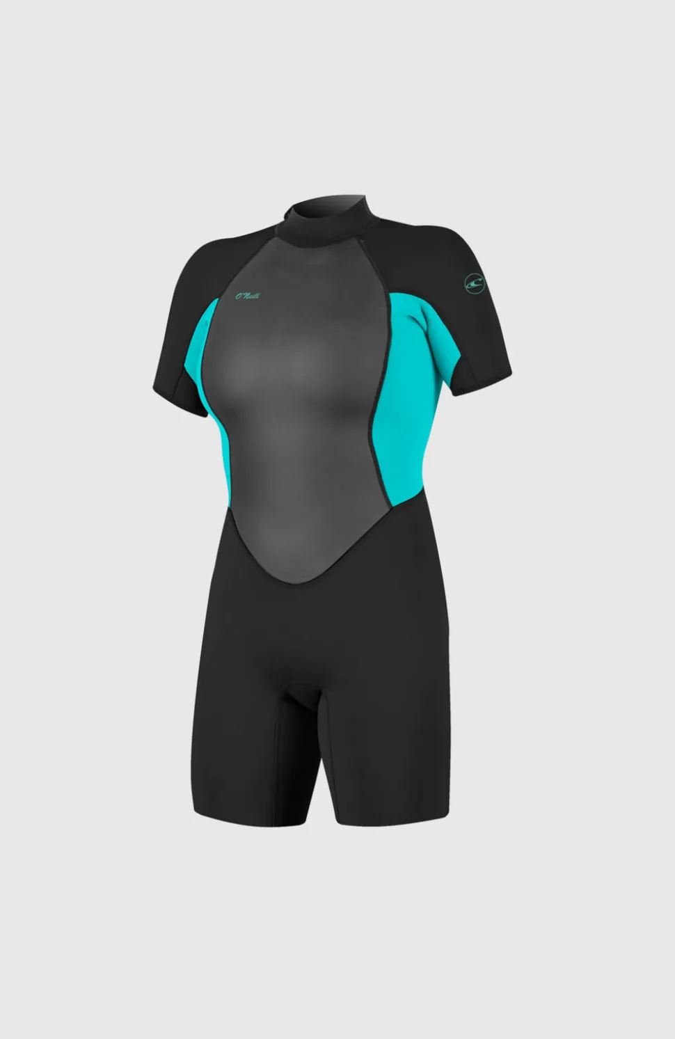 DamesReactor-2 2mm Back Zip Short Sleeve Spring Wetsuit| Zwart