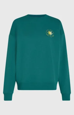 DamesSummer Musthave Crewneck sweater| Groen