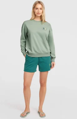 DamesSummer Musthave Crewneck sweater| Groen