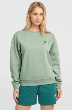 DamesSummer Musthave Crewneck sweater| Groen