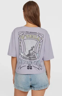 DamesSummer Must Haves Back Print T-shirt| Paars