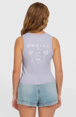 DamesSummer Must Haves Graphic tanktop| Paars