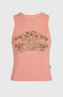DamesSummer Must Haves Graphic tanktop| Roze