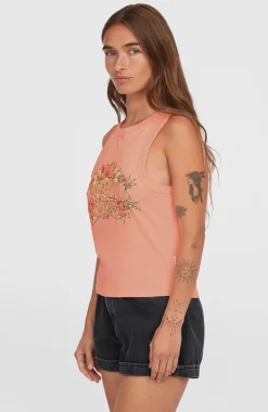 DamesSummer Must Haves Graphic tanktop| Roze