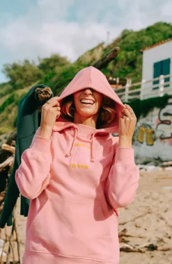 DamesWomen of the Wave hoodie| Roze