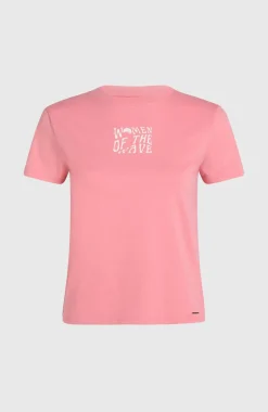 DamesWomen of the Wave T-shirt| Roze