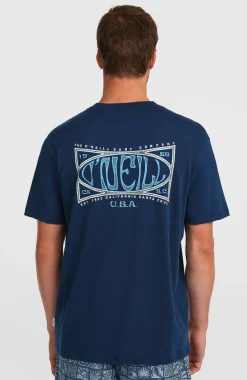HerenBox Logo T-shirt| Blauw