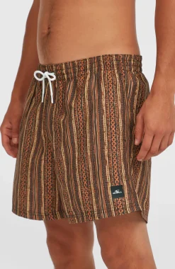HerenCali Print 15'' zwembroek| Oranje