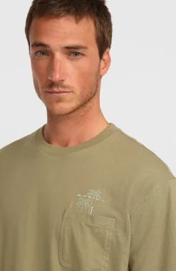 HerenChest Pocket T-shirt| Groen