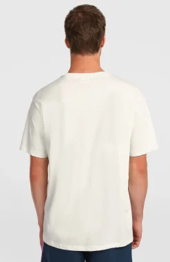 HerenChest Print T-shirt| Wit