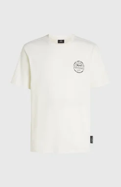 HerenChest Print T-shirt| Wit