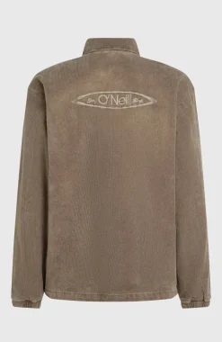 HerenCord Coach jas| Bruin