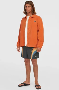 HerenCord Coach jas| Oranje