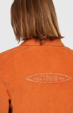 HerenCord Coach jas| Oranje