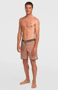 HerenCruzer Scallop 18'' boardshort| Oranje Mix