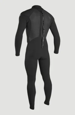HerenEpic 5/4 Back Zip Full Wetsuit| Zwart