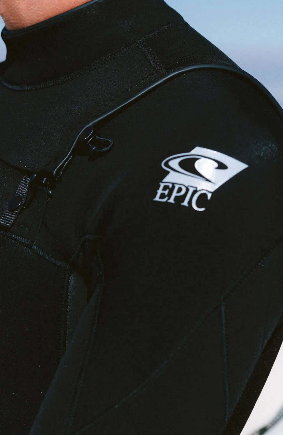 HerenEpic 4/3mm Chest Zip Full Wetsuit| Zwart