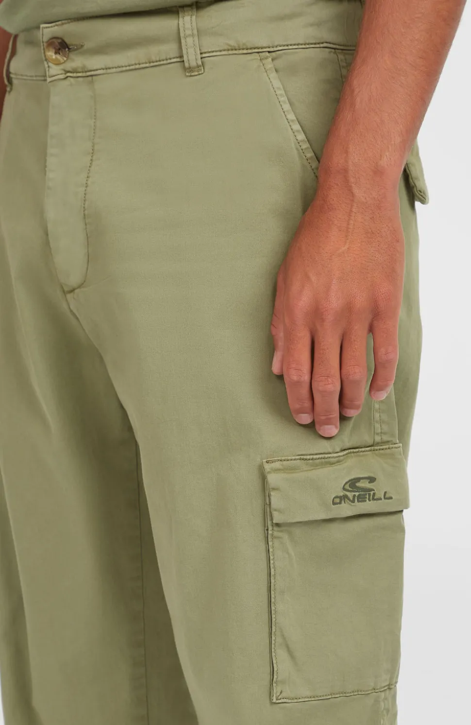 HerenEssentials cargobroek| Groen