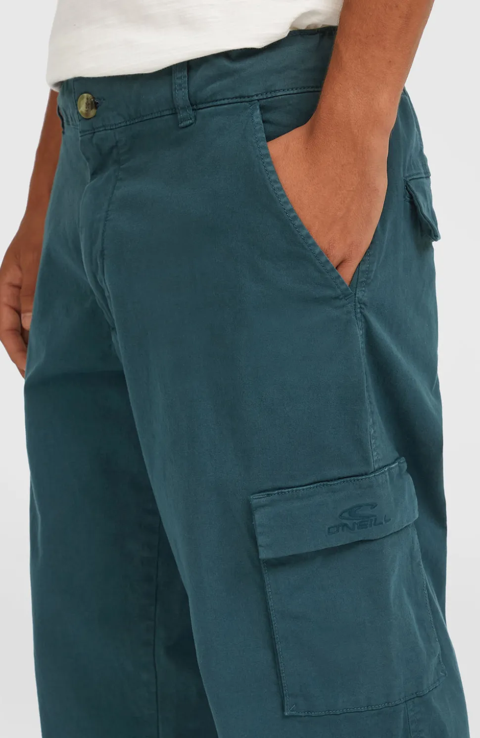 HerenEssentials cargobroek| Blauw