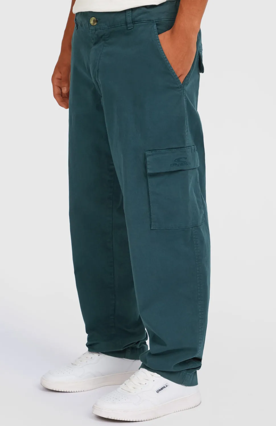 HerenEssentials cargobroek| Blauw